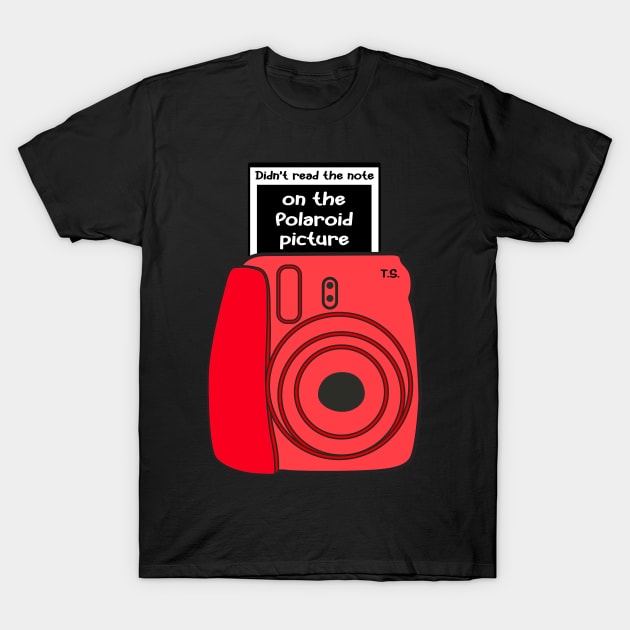 The Very First Night Polaroid T-Shirt by Mint-Rose